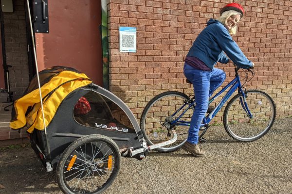 Bike trailer photo